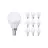 Fordelspakke 10x Noxion Lucent Lustre LED E14 Kugle matt 2.5W 250lm - 827 ekstra varm hvid | erstatter 25W