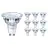 Fordelspakke 10x Philips Corepro LED Spot GU10 PAR16 4.9W 460lm 36D - 830 varm hvid | erstatter 65W