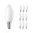 Fordelspakke 10x Philips Corepro LED Kerte E14 matt 4.3W 470lm - 827 ekstra varm hvid | erstatter 40W