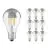 Fordelspakke 10x Ledvance  Classic LED E27 Pære Filament Mirror 6.5W 650lm - 827 Ekstra Varm Hvid | Erstatter 50W