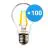 Fordelspakke 100x Noxion Lucent LED E27 Pære filament klar 7W 806lm - 840 kold hvid | erstatter 60W