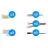 Noxion LED Strip Naga - Forbindelsesstykke Enkelt Farve 8mm - Lille 15stk
