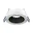Noxion LED Spot Ares Dyb ring Hvid - med Indre Ring Sort | Udsnit 68mm - incl. GU10 Fitting