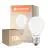 Fordelspakke 10x Ledvance Classic LED E27 Pære Matt 5.9W 806lm - 827 Ekstra Varm Hvid | Dæmpbar | mable - Erstatter 60W
