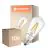 Fordelspakke 10x Ledvance Classic LED Edison E27 Pære Filament Klar 3.8W 806lm - 827 Ekstra Varm Hvid | Erstatter 60W