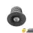 EcoDim Forsænket Spot Mini Antracit 2.5W 155lm 30D - 827 Ekstra Varm Hvid | 35mm - Udsnit 28mm - IP67 - Dæmpbar