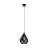 Eglo Pendel Lampe Carlton 5 Stål Sort | IP20 - Egnet til 1x E27 