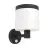 Eglo Vægbelysning Pantete Solar Sort 7W 790lm - 830 Varm Hvid | IP65 - Bevægelsessensor