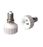 Sokkel Adaptere E14 => GU10 Hvid