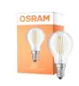 Osram Parathom Classic LED E14 Kugle filament klar 4W 470lm - 827 ekstra varm hvid | 3 Step Dim - erstatter 40W
