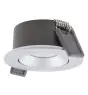 Ledvance LED spot Air Adjust Aluminium sølv 4W 320lm 36D - 930 varm hvid | Udsnit 68mm - IP23 - bedste farvegengivelse - dæmpbar