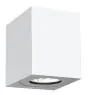 Nordlux Canto Kubi 2 Vægbelysning Aluminium Hvid Up & Down - 10.6W 500lm - 830 Varm Hvid | IP44