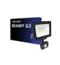 Noxion LED Projektør Beamy G3.1 Sort 30W 3300lm 110D - 840 Kold Hvid | IP44 - Bevægelses- og Lyssensor - Symmetrisk 
