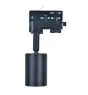 Noxion Lysskinner 3-Fase Aluminium Sort | Egnet til 1x GU10