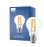 Philips Master Ultra Efficient LED E27 Pære Filament Klar 4W 840lm - 827 Ekstra Varm Hvid | Dæmpbar - Erstatter 60W