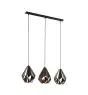 Eglo Pendel Lampe Carlton 1 Sort, Kobber | Egnet til 3x E27