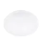 Eglo Væg og Loftlampe Frania-S Stål Hvid 18W 1850lm - 840 Kold Hvid | IP44 