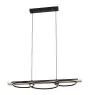 Eglo Pendel Lampe Boyal Træ Sort, Brun 40.5W 3600lm - 830 Varm Hvid | Dæmpbar