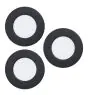Fordelspakke 3x Eglo Forsænket Spot Fueva 6 Plast  Sort 11.1W 1350lm - 827-840-865 CCT