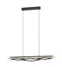 Eglo Pendel Lampe Boyal Træ Sort, Brun 42W 3500lm - 830 Varm Hvid | Dæmpbar