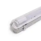 Noxion LED Vandtæt Lysrender Armaturhus Poseidon V2.0 incl. 1x Noxion LED Lysrør T8 Standard Output 19W 2300lm - 830 Varm Hvid | 150cm