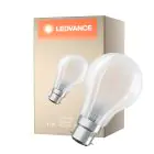 Ledvance Classic LED B22d Pære Filament Matt 11W 1521lm - 927 Ekstra Varm Hvid | Bedste Farvegengivelse - Dæmpbar - Erstatter 100W - Forbrugspakke