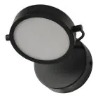 Ledvance Decor Puck Vægbelysning Sort 11W 370lm - 930 Varm Hvid | Bedste Farvegengivelse