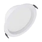 Ledvance LED Downlight Comfort Opal Aluminium Hvid 18W 2160lm 180D - 930-940 CCT | 160mm - Udsnit 150mm - IP44 - Bedste Farvegengivelse - Zigbee Dæmpbar 