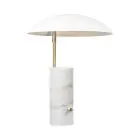 DFTP by Nordlux Bordlampe Mademoiselles Marmor og Metal Hvid | Egnet til 1x GU10