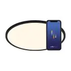Nordlux Oja Smart 42 Loftlampe Metal Sort 20W 2300lm - 827-865 Justerbar Hvid | 424mm - Wifi og Blåtooth Dæmpbar