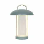 Nordlux Bordlampe Mirano Metal og Glas Grøn 3W 150lm - 830 Varm Hvid | 3-Trin Dæmpbar