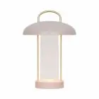 Nordlux Bordlampe Mirano Metal og Glas Pink 3W 150lm - 830 Varm Hvid | 3-Trin Dæmpbar