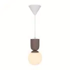 Nordlux Sadie Pendel Lampe Composite Brun | Egnet til 1x E14