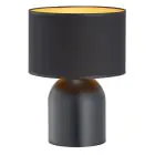 Emibig Bordlampe Aspen Stål Sort | Egnet til 1x E27 - Max 15W