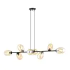 Emibig Pendel Lampe Pandora Stål Sort | Egnet til 8x E14 - Max 10W