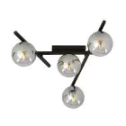 Emibig Loftlampe Smart Stål Sort | Egnet til 4x E14 - Max 10W