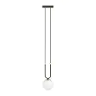 Emibig Pendel Lampe Glam Stål Sort | Egnet til 1x E14 - Max 10W
