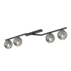 Emibig Loftlampe Naton Stål Sort | Egnet til 4x E14 - Max 10W