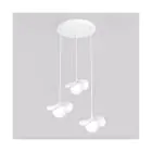 Emibig Pendel Lampe Ritual Stål Hvid | Egnet til 3x G9 - Max 8W
