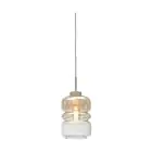 It's about RoMi Pendel Lampe Verona Glas Brun | Egnet til 1x E27 