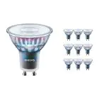 Fordelspakke 10x Philips MASTER LED Spot ExpertColor GU10 PAR16 3.9W 265lm 36D - 927 ekstra varm hvid | bedste farvegengivelse - dæmpbar - erstatter 35W
