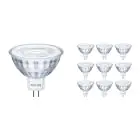 Fordelspakke 10x Philips Corepro LED Spot GU5.3 MR16 4.4W 345lm 36D - 827 ekstra varm hvid | erstatter 35W