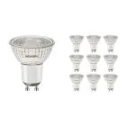 Fordelspakke 10x Noxion PerfectColor LED Spot GU10 PAR16 2.6W 230lm 36D - 922-927 Dim To Warm | Bedste Farvegengivelse - Dæmpbar - Erstatter 35W