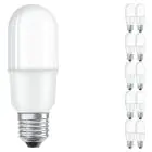 Fordelspakke 10x Ledvance LED Classic Stick LED E27 matt 8W 806lm - 827 ekstra varm hvid | erstatter 60W
