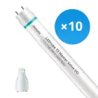 Fordelspakke 10x Philips LED Lysrør T8 MASTER Value (EM/Mains) Ultra Output 15.5W 2300lm - 830 varm hvid | 120cm - erstatter 36W