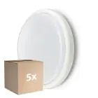 Fordelspakke 5x Philips LED skotlampe Ledinaire WL070V Hvid 18.7W 1700lm - 830 varm hvid | 285mm - IP65