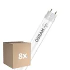 Fordelspakke 8x Osram LED Lysrør T8 (EM/Mains) Standard Output 5.4W 650lm - 865 Dagslys | 44cm - Erstatter 15W