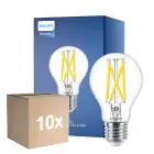 Fordelspakke 10x Philips Master LED E27 Pære Filament Klar 7.2W 1055lm - 922-927 Dim To Warm | Bedste Farvegengivelse - Dæmpbar - Erstatter 75W