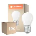 Fordelspakke 10x Ledvance Classic LED E27 Pære Matt 3.4W 470lm - 827 Ekstra Varm Hvid | Dæmpbar - Erstatter 40W
