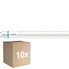 Fordelspakke 10x Philips LED Lysrør T8 MASTER Value (EM/Mains) High Output 13.1/15.5W 2100/2500lm - 865 Dagslys | 120cm - Lumen Kontakt - Erstatter 36W